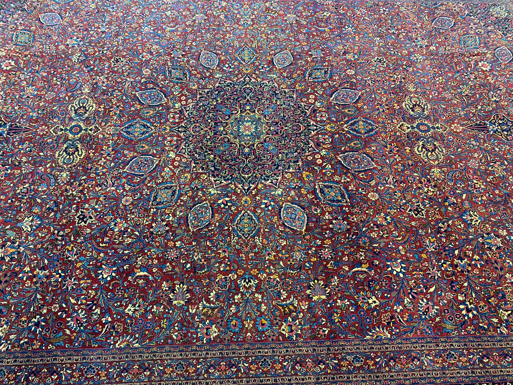 11.11 x 16.2 SIGNED Antique Persian Khorassan Amazing Rug #F-6621