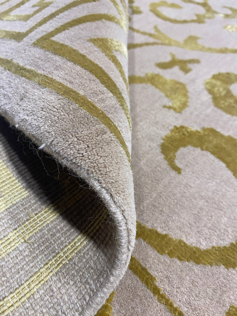 12.0 x 25.4 Amazing Oversize Contemporary Transitional Wool Handmade Nepal Rug #F-6622