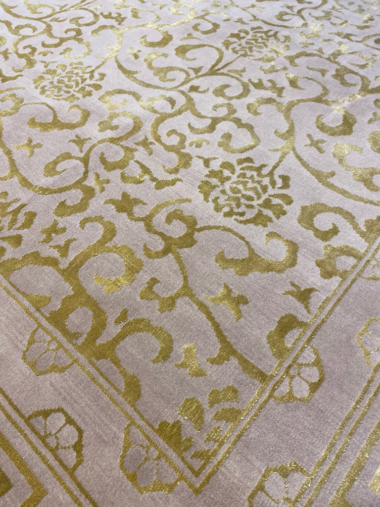 12.0 x 25.4 Amazing Oversize Contemporary Transitional Wool Handmade Nepal Rug #F-6622