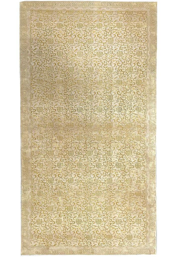 12.0 x 25.4 Amazing Oversize Contemporary Transitional Wool Handmade Nepal Rug #F-6622