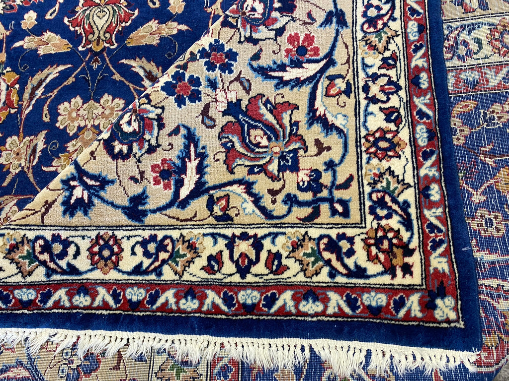 10 x 13.4 Persian Rug Nice Blue #F-6623