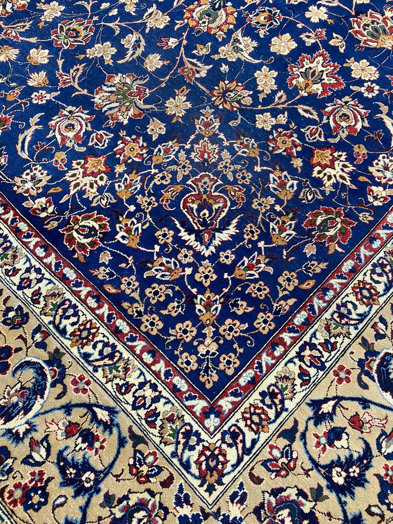 10 x 13.4 Persian Rug Nice Blue #F-6623