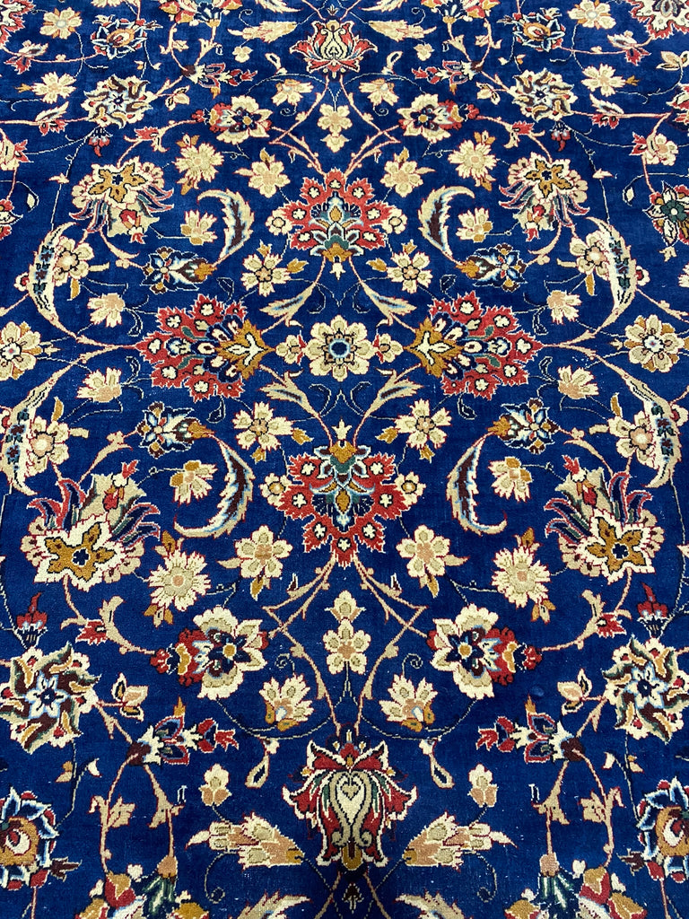 10 x 13.4 Persian Rug Nice Blue #F-6623