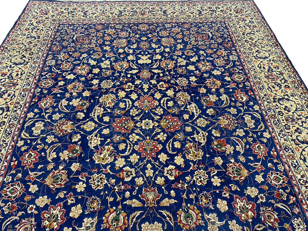 10 x 13.4 Persian Rug Nice Blue #F-6623