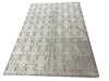Load image into Gallery viewer, 6.1 x 8.9 Handmade Contemporary Wool Rug LIGHT GRAY#F-6624