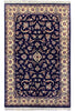 Load image into Gallery viewer, 4.7 x 7.3 Fine Handmade Wool Rug Royal Blue Pre-Owned #F-6625