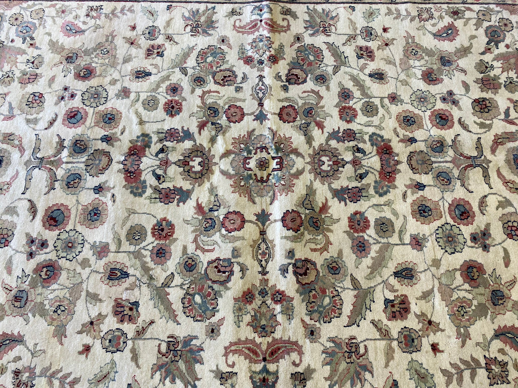 6.0 x 8.6 Fine Handmade Jaipur Rug Dense and Lustrous Wool #PIX-4820
