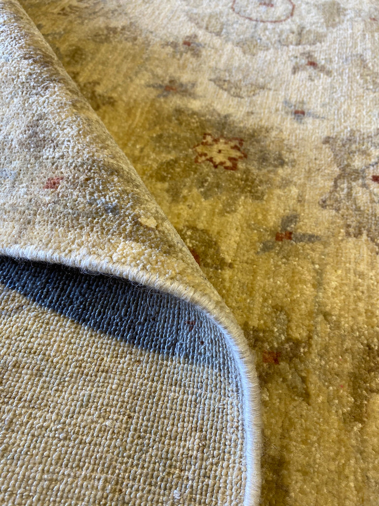 5.10 x 8.0 Choi Peshawar Oushak Rug Handmade Pakistan #F-6627