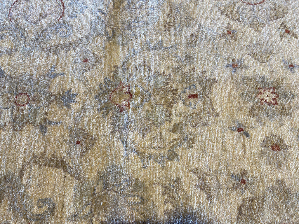 5.10 x 8.0 Choi Peshawar Oushak Rug Handmade Pakistan #F-6627