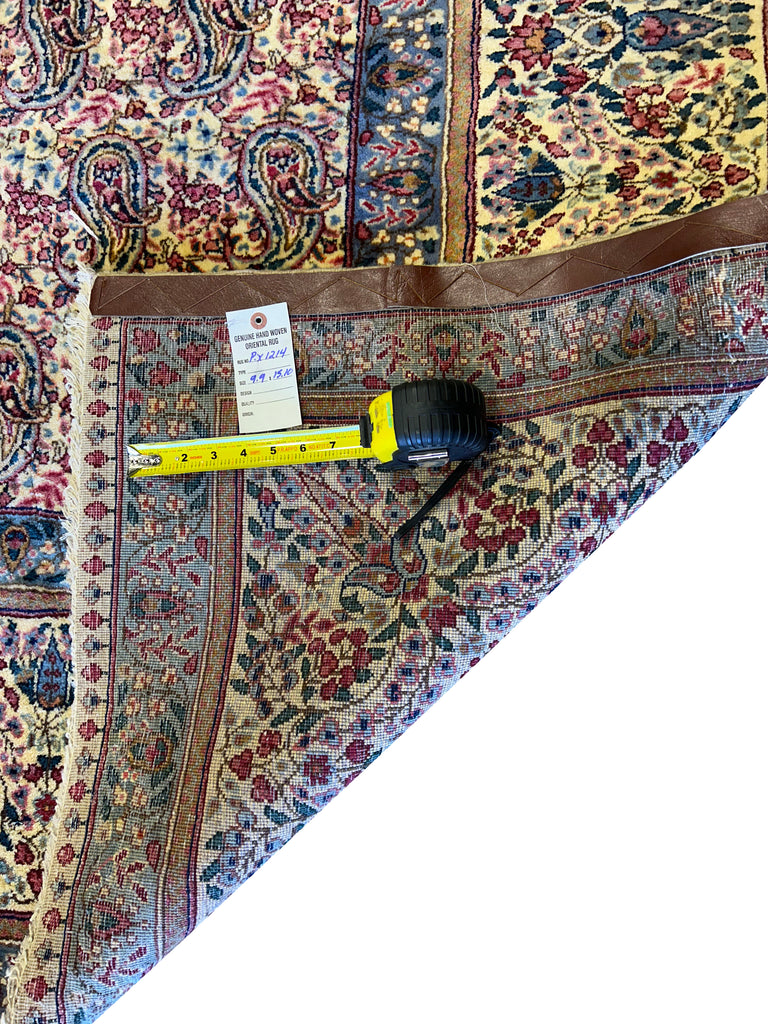 9.9 x 15.10 Signed Antique Persian Rug PAISELY #PIX-1214