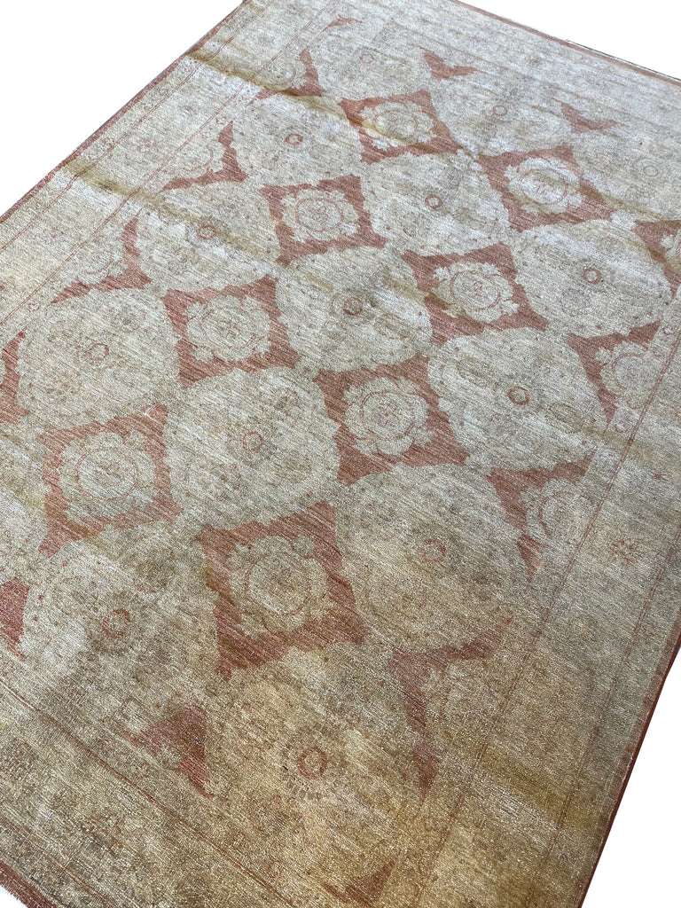 6.2 x 8.7 New Quality Handmade Agra Rug #PIX-26538