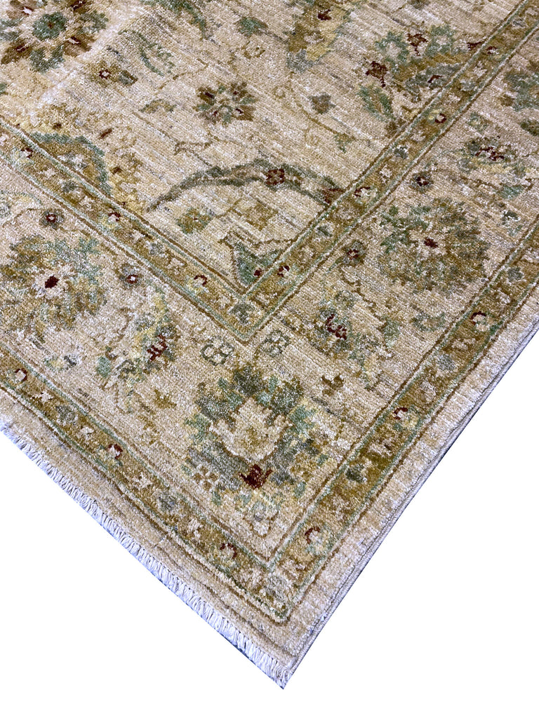 4.10 X 6.9 Chobi Peshawar Ziglar Rug Neutrals #PIX-HT-9484