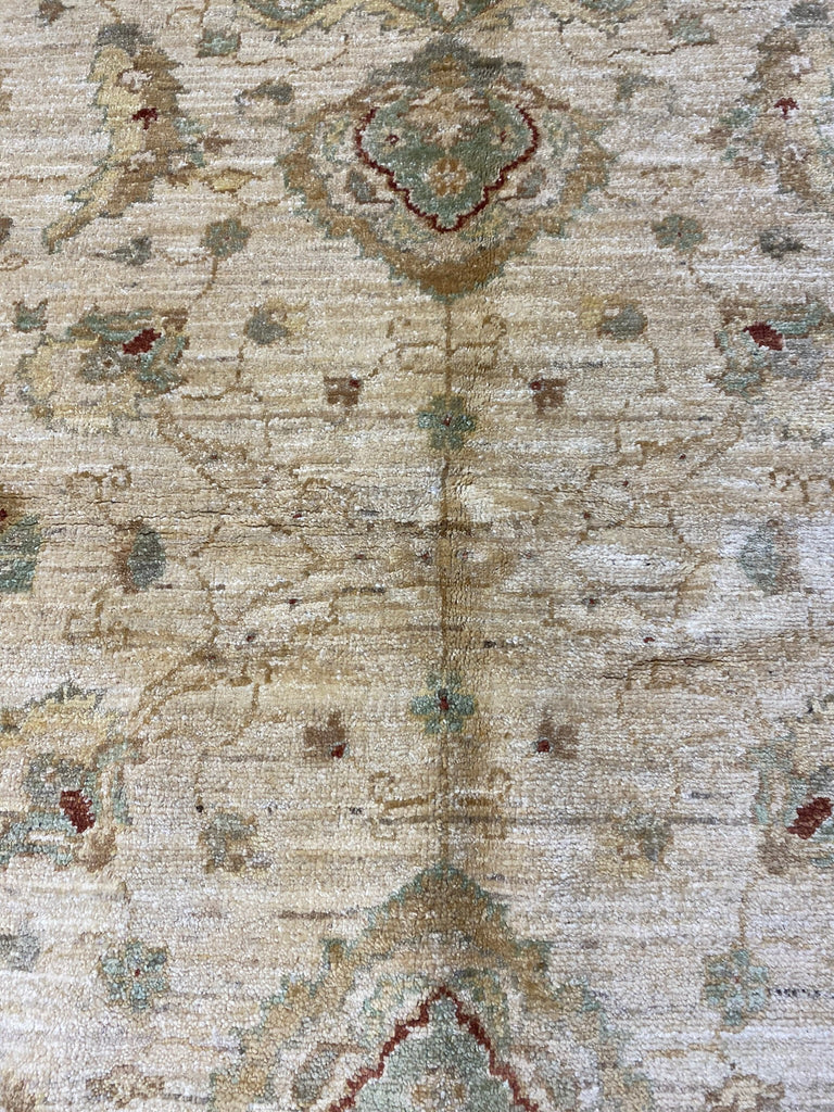 4.10 X 6.9 Chobi Peshawar Ziglar Rug Neutrals #PIX-HT-9484