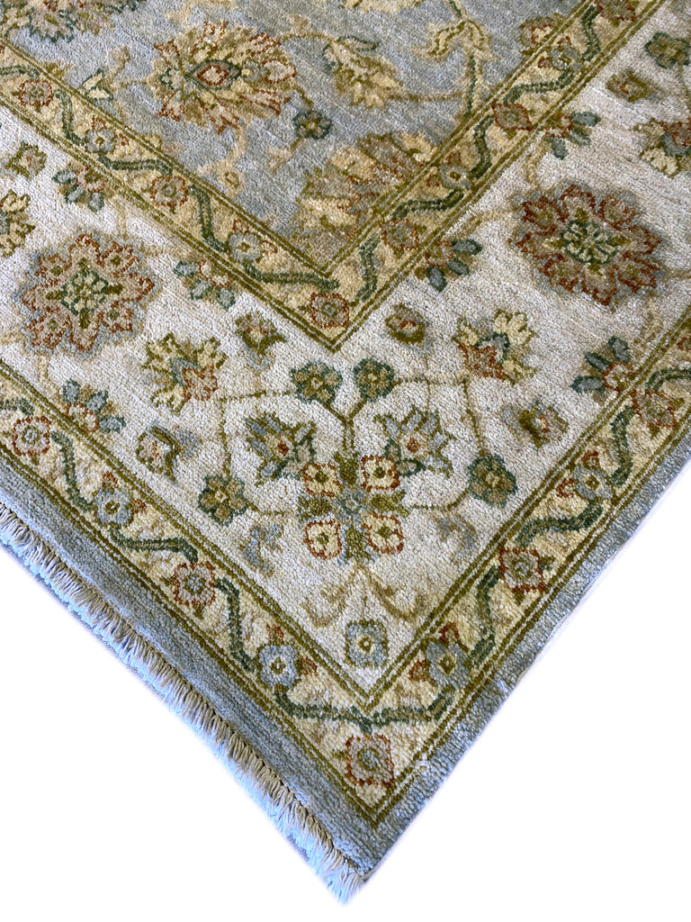 5.6 x 7.8 New handmade Oushak Rug PALE BLUE #F-6634