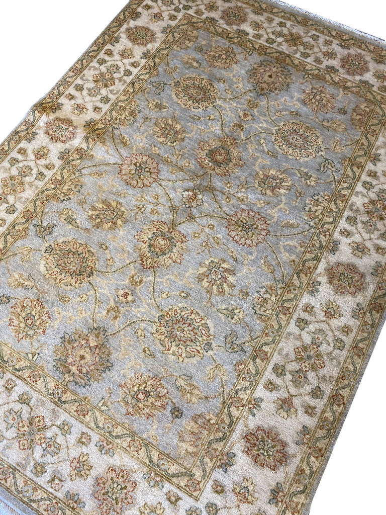 5.6 x 7.8 New handmade Oushak Rug PALE BLUE #F-6634