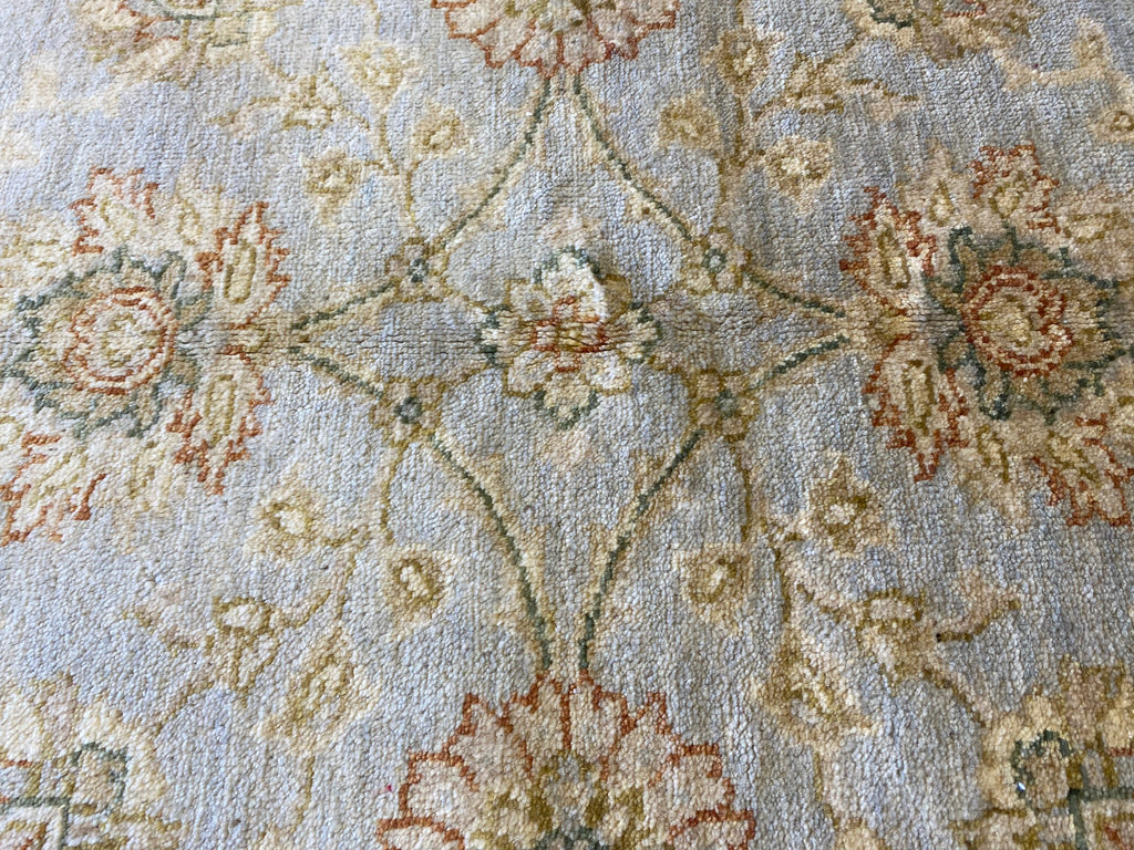 5.6 x 7.8 New handmade Oushak Rug PALE BLUE #F-6634