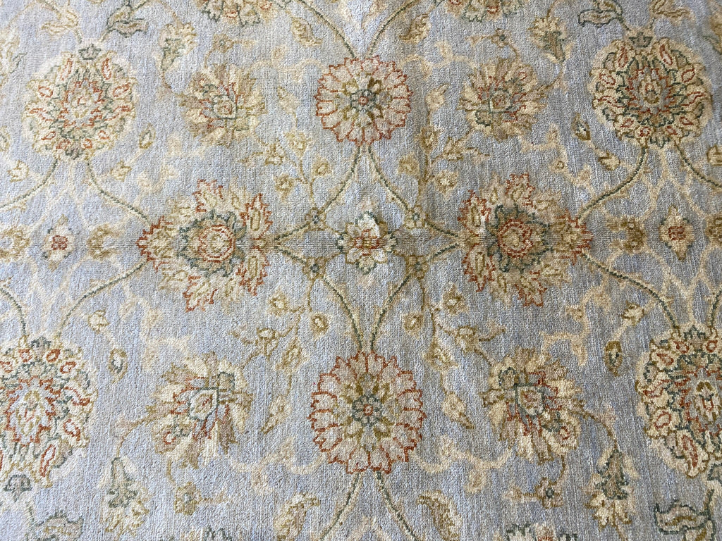 5.6 x 7.8 New handmade Oushak Rug PALE BLUE #F-6634