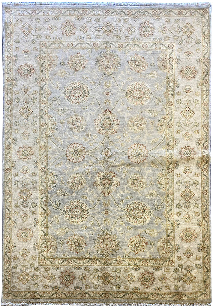 5.6 x 7.8 New handmade Oushak Rug PALE BLUE #F-6634
