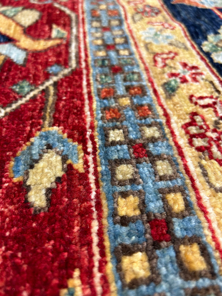 10 x 16.4 Fine Quality Ghazni Wool Soft Silky Royal Blue Ziglar LARGE Rug #PIX-26330