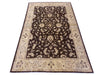 Load image into Gallery viewer, 6 x 9 handmade natural Wool Ziglar Rug Chocolate Brown #F-6637B