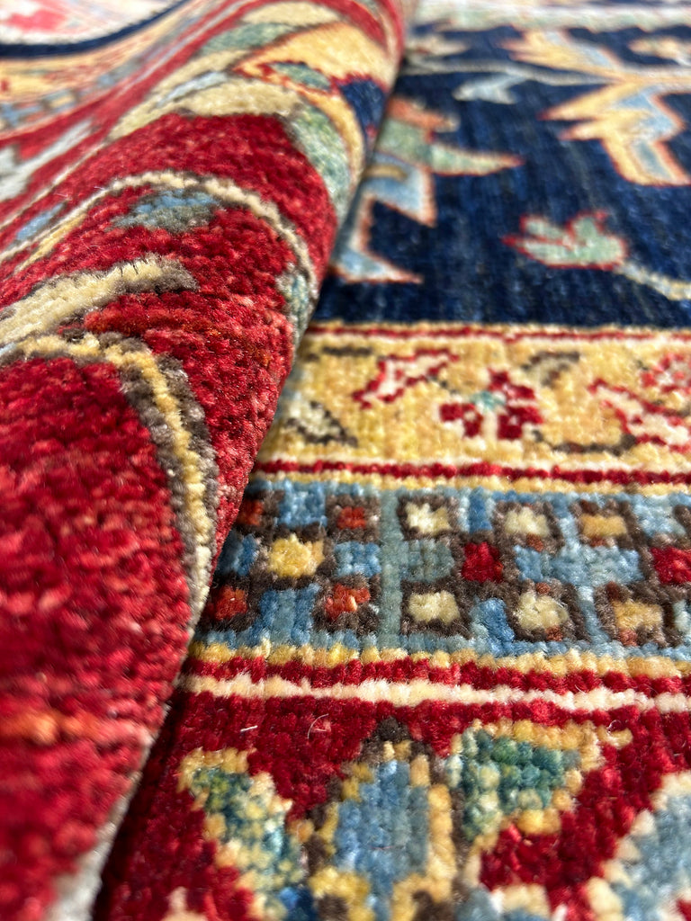 10 x 16.4 Fine Quality Ghazni Wool Soft Silky Royal Blue Ziglar LARGE Rug #PIX-26330