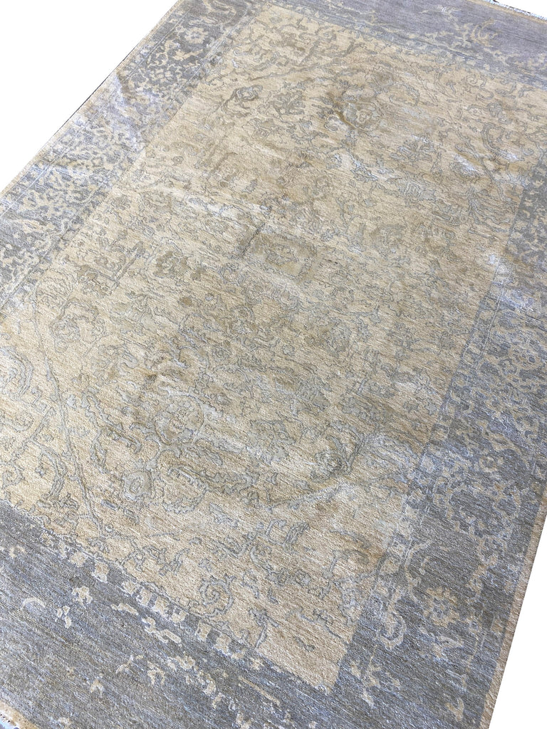 6.6 x 9.7 Beautiful Transitional Ghazni Wool Ziglar Rug #F-6638