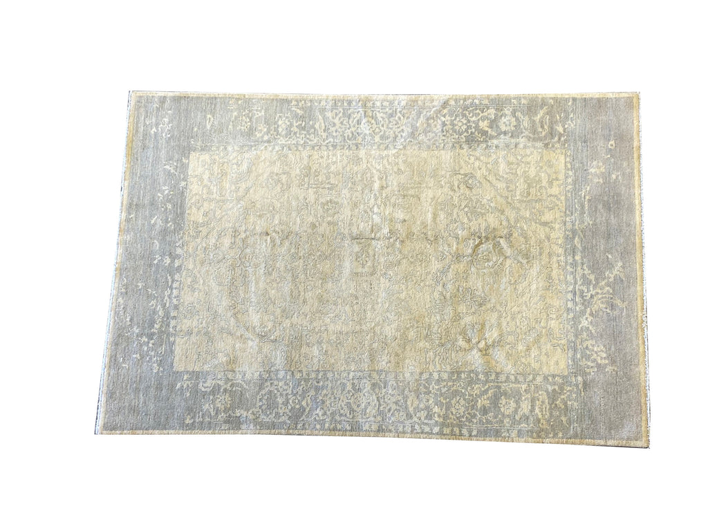 6.6 x 9.7 Beautiful Transitional Ghazni Wool Ziglar Rug #F-6638