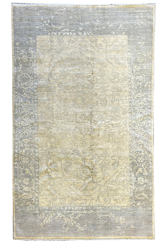 6.6 x 9.7 Beautiful Transitional Ghazni Wool Ziglar Rug #F-6638