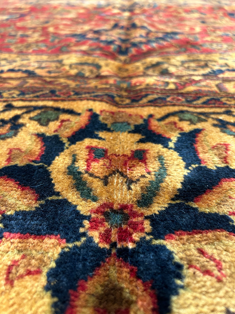 11.3 x 14.6 Semi-Antique Persian Tabriz Rug 1970s #375
