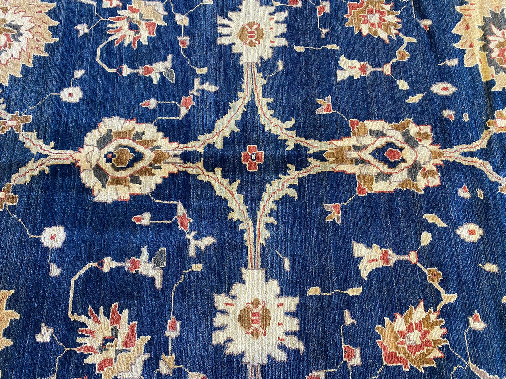 8.6 x 11.5 BLUE Quality Agra Rug #PIX-5119