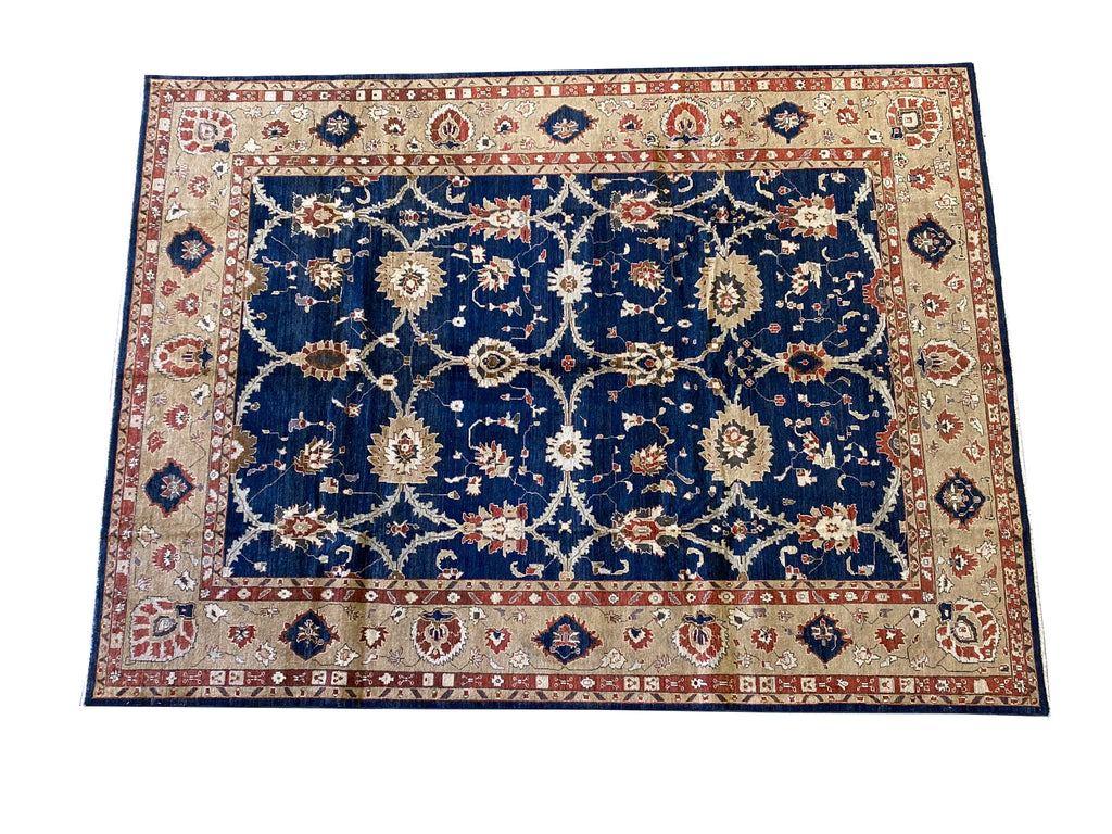 8.6 x 11.5 BLUE Quality Agra Rug #PIX-5119