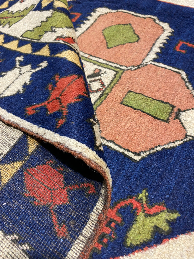 5.3 x 7.7 GREEN Kazak Rug #PIX-9625