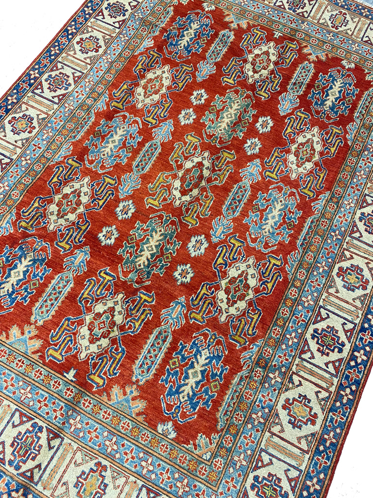 6.2 x 8.10 New Shirvan Kazak Rug #PIX-28041