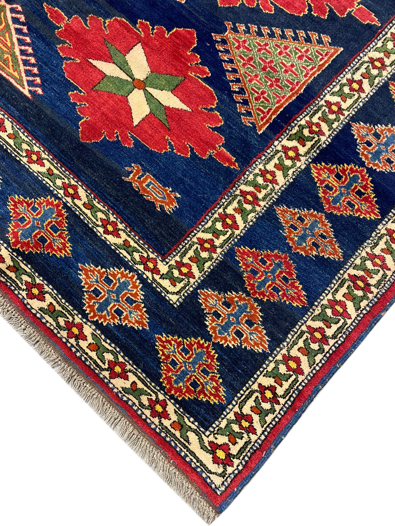 7' SQUARE Kazak Wool Rug 6.10 x 6.10 #F-6647