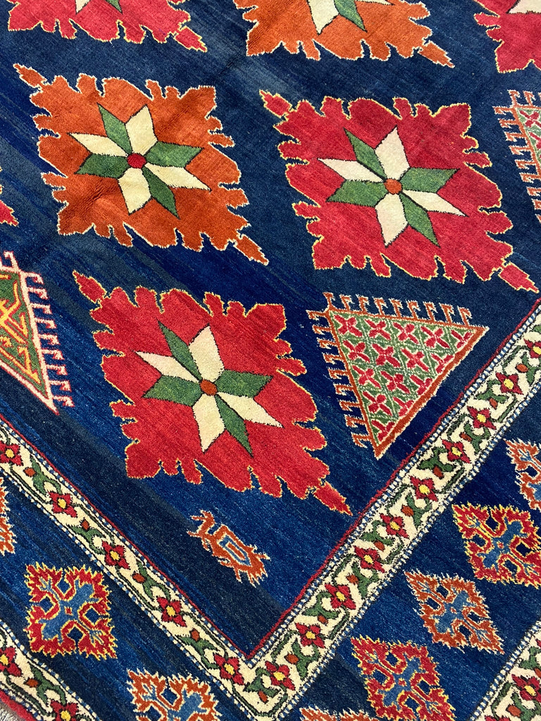 7' SQUARE Kazak Wool Rug 6.10 x 6.10 #F-6647