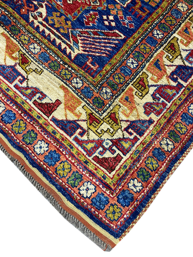 5.3 x 6.9 Super Kazak Finer Wool Quality Rug #F-6649