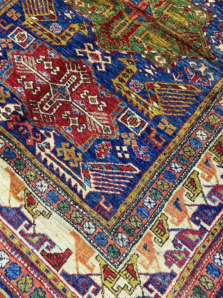 5.3 x 6.9 Super Kazak Finer Wool Quality Rug #F-6649