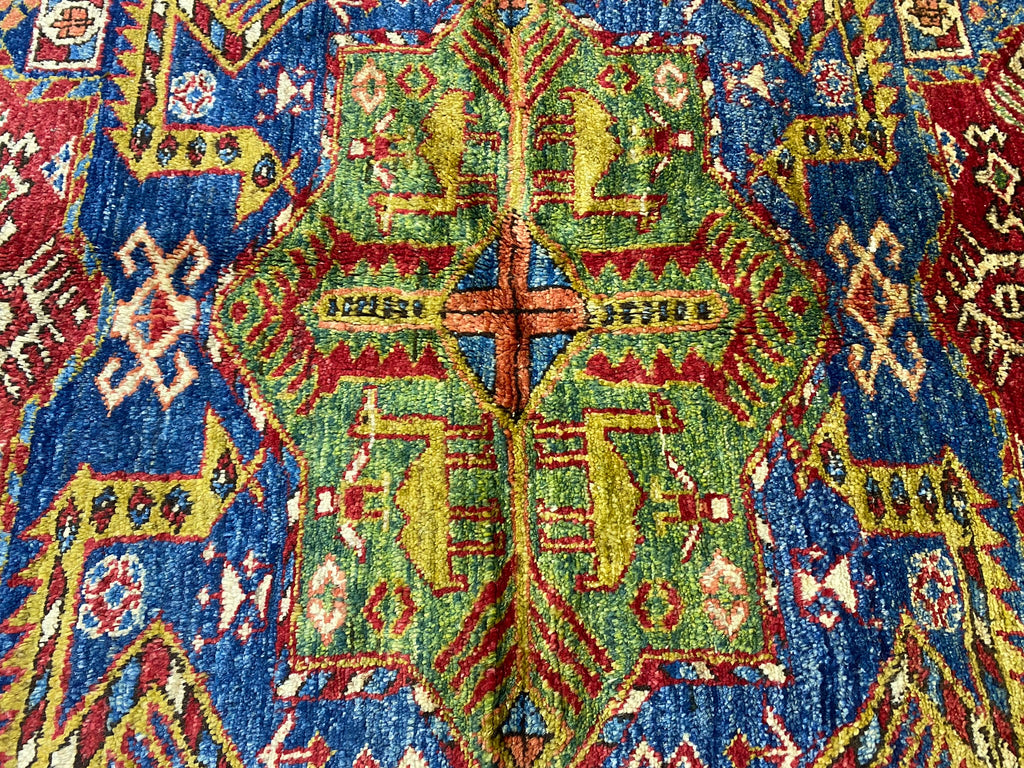 5.3 x 6.9 Super Kazak Finer Wool Quality Rug #F-6649