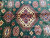 Load image into Gallery viewer, 8.4 X 12.3 GREEN Quality Wool Hand-Knotted Super Kazak Rug  #PIX-25088