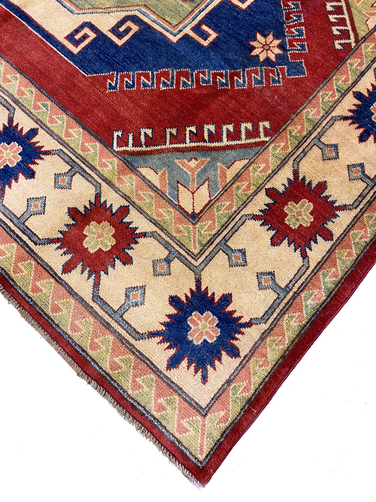 7.0 x 9.10 New Super Quality Kazak Rug Finer Wool #PIX-19955