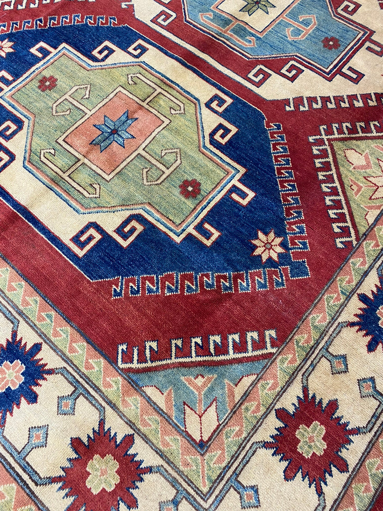 7.0 x 9.10 New Super Quality Kazak Rug Finer Wool #PIX-19955