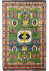 Load image into Gallery viewer, 6 x 8 GREEN Wool Handmade Kazak Rug #F-6651