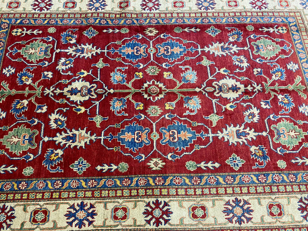 6.4 x 9.6 Super Quality Kazak Rug #PIX-24221