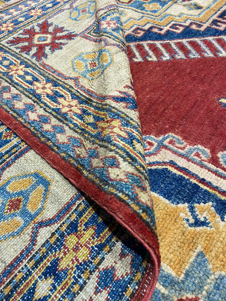 9.7 x 13.9 Super Kazak Rug Fine Quality Wool #B-77290