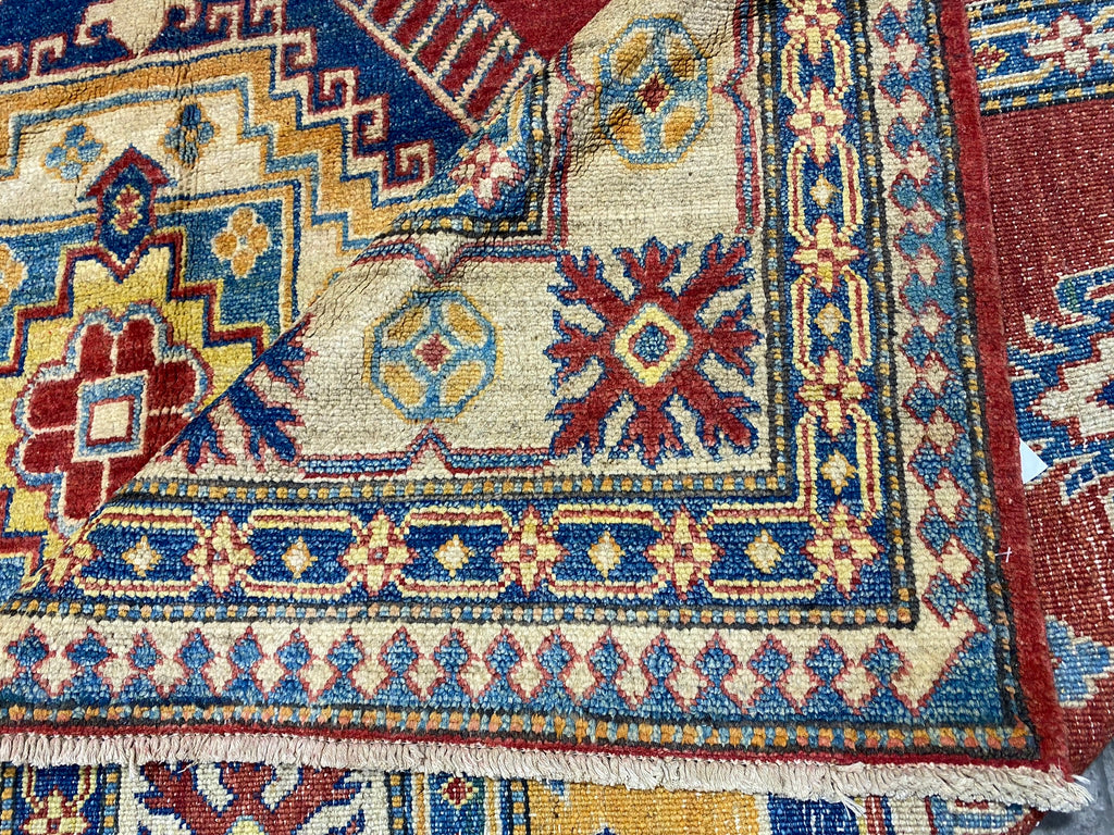 9.7 x 13.9 Super Kazak Rug Fine Quality Wool #B-77290