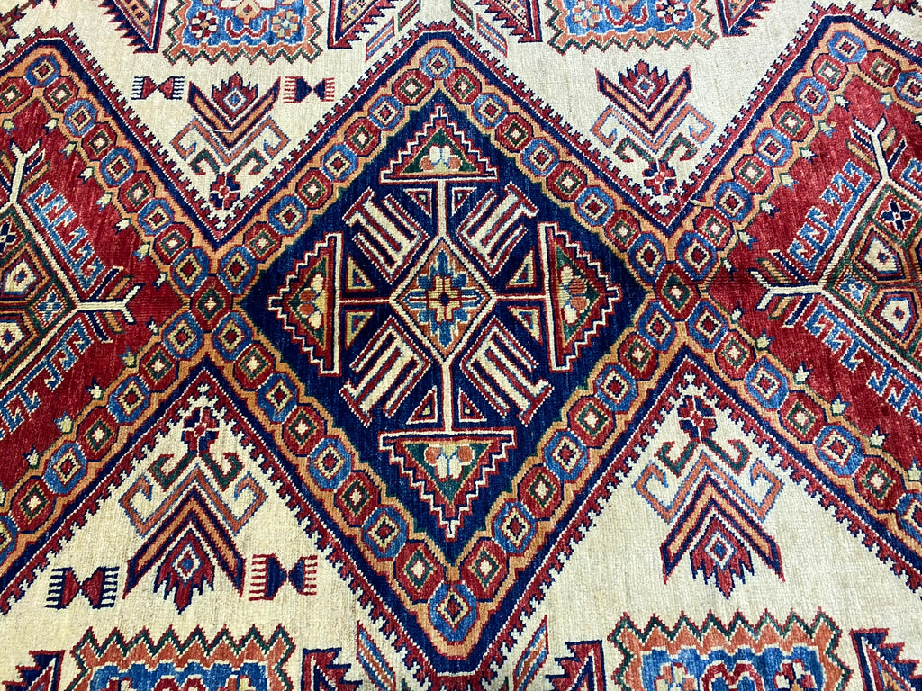 10 x 13.6 Super Kazak Rug Fine Soft Silky Wool #F-6652
