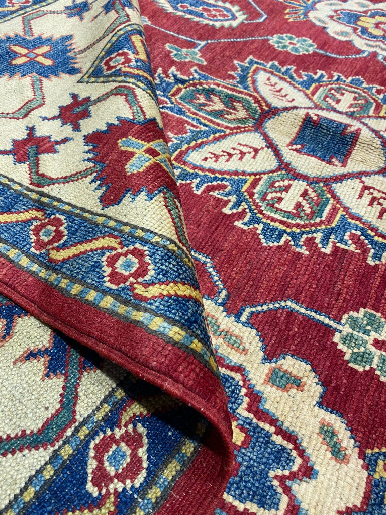 7.6 x 9.9 New Kazak Rug Handmade Wool #F-6653