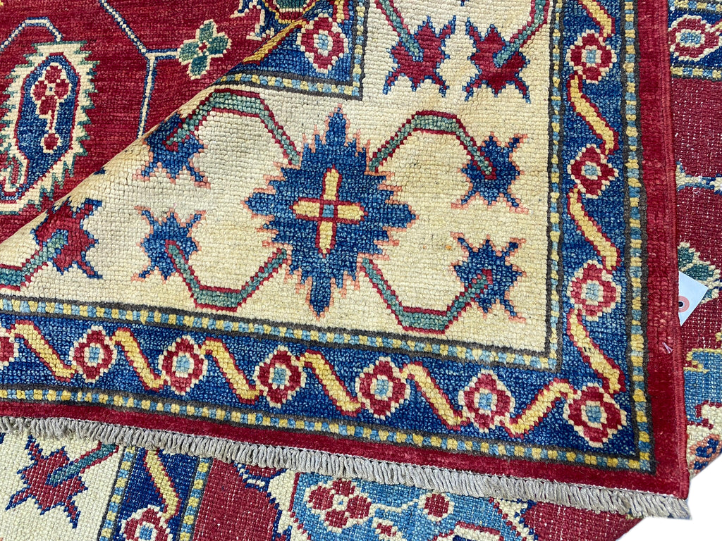 7.6 x 9.9 New Kazak Rug Handmade Wool #F-6653