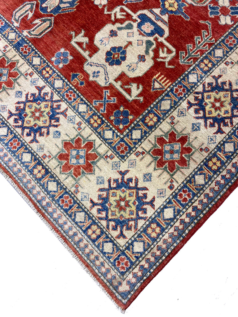 6.8 x 9.9 Super Kazak Quality Silky Wool #PIX-28046