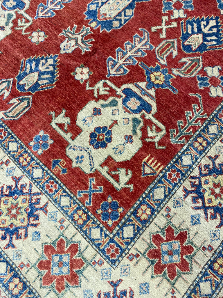 6.8 x 9.9 Super Kazak Quality Silky Wool #PIX-28046